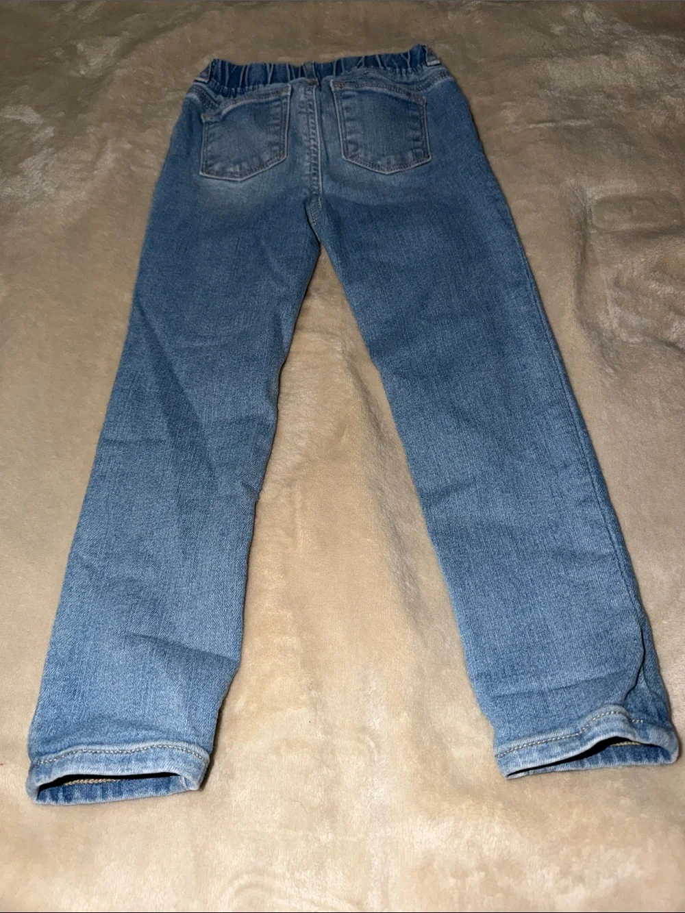 GAP Light Blue Girls' Denim Jeggings with Elastic Waist
